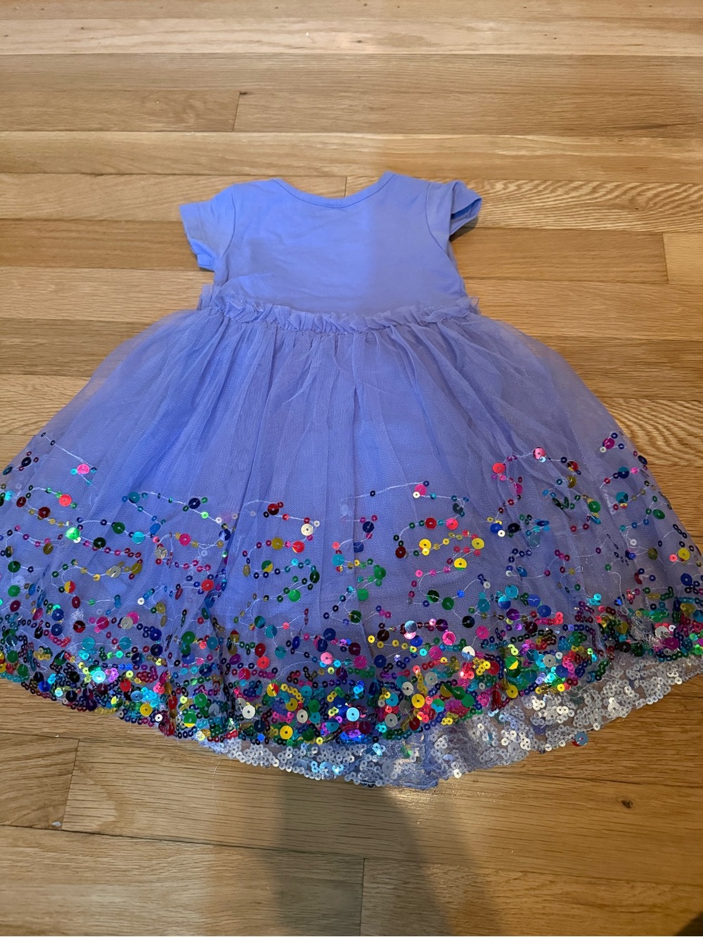 Great condition Toddler Girls Sweet wink Lavender Sequin Tulle Dress size 2T - Picture 2 of 4